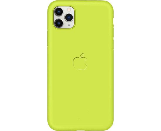 Купить Чехол-накладка TOTO Silicone Full Protection Case Apple iPhone 11 Pro Max Lemon Yellow, фото , изображение 3, характеристики, отзывы