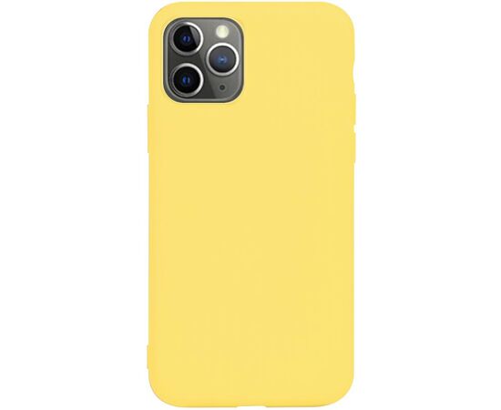 Придбати Чехол-накладка TOTO 1mm Matt TPU Case Apple iPhone 11 Pro Max Yellow, image , характеристики, відгуки