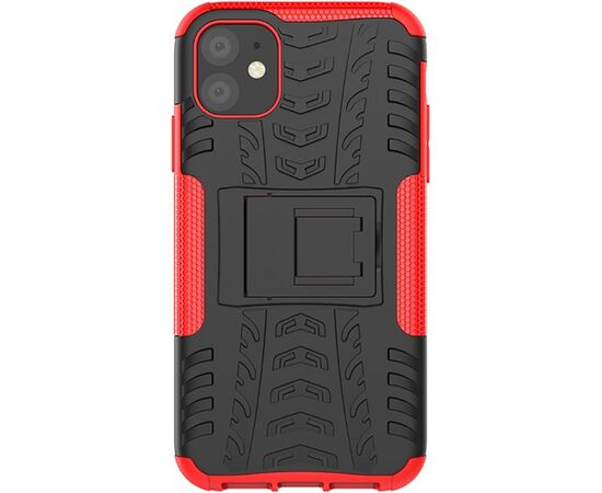 Придбати Чехол-накладка TOTO Dazzle Kickstand 2 in 1 Case Apple iPhone 11 Red, image , зображення 2, характеристики, відгуки