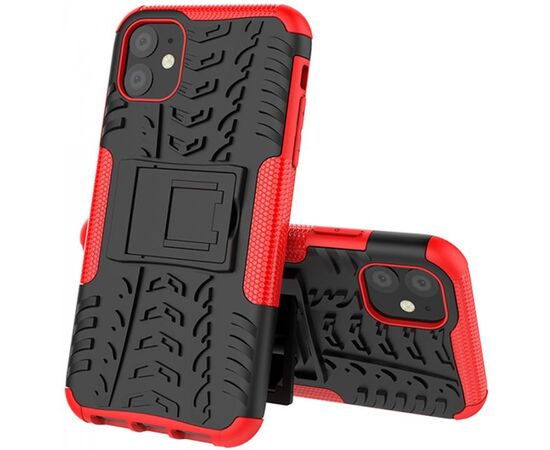 Придбати Чехол-накладка TOTO Dazzle Kickstand 2 in 1 Case Apple iPhone 11 Red, image , зображення 6, характеристики, відгуки