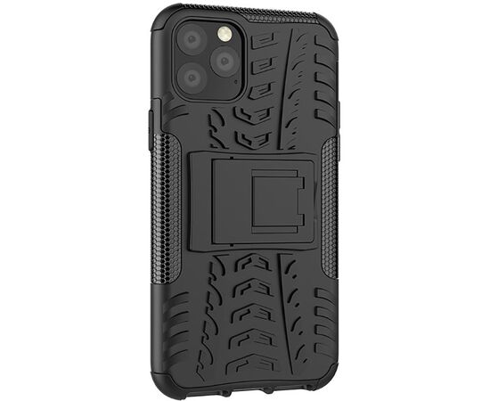 Купить Чехол-накладка TOTO Dazzle Kickstand 2 in 1 Case Apple iPhone 11 Pro Black, фото , изображение 6, характеристики, отзывы