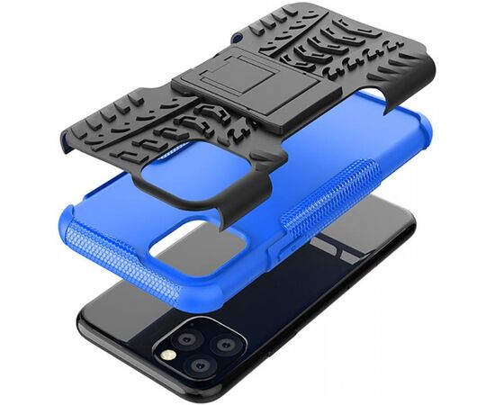 Придбати Чехол-накладка TOTO Dazzle Kickstand 2 in 1 Case Apple iPhone 11 Pro Blue, image , зображення 5, характеристики, відгуки