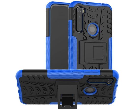 Купить Чехол-накладка TOTO Dazzle Kickstand 2 in 1 Case Xiaomi Redmi Note 8 Blue, фото , характеристики, отзывы