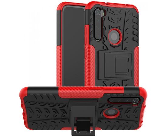 Купить Чехол-накладка TOTO Dazzle Kickstand 2 in 1 Case Xiaomi Redmi Note 8 Red, фото , характеристики, отзывы