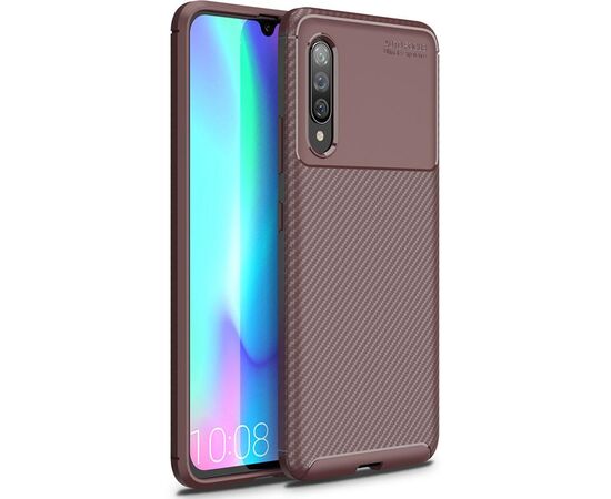 Придбати Чехол-накладка TOTO TPU Carbon Fiber 1,5mm Case Samsung Galaxy A90 5G Coffee, image , характеристики, відгуки