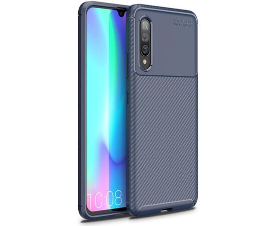 Придбати Чехол-накладка TOTO TPU Carbon Fiber 1,5mm Case Samsung Galaxy A90 5G Dark Blue, image , характеристики, відгуки