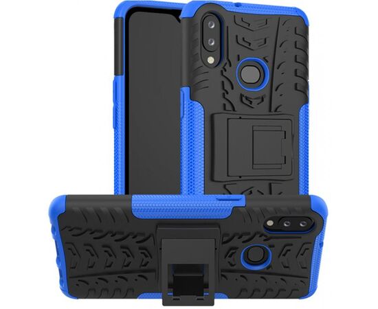 Придбати Чехол-накладка TOTO Dazzle Kickstand 2 in 1 Case Samsung Galaxy A10s Blue, image , характеристики, відгуки