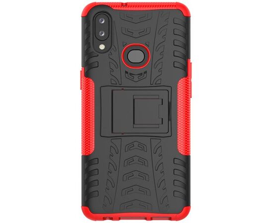 Купить Чехол-накладка TOTO Dazzle Kickstand 2 in 1 Case Samsung Galaxy A10s Red, фото , изображение 2, характеристики, отзывы