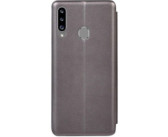 Купить Чехол-книжка TOTO Book Rounded Leather Case Samsung Galaxy A20s Gray, фото , изображение 2, характеристики, отзывы