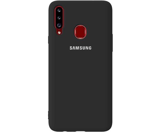 Купить Чехол-накладка TOTO Silicone Full Protection Case Samsung Galaxy A20s Black, фото , характеристики, отзывы