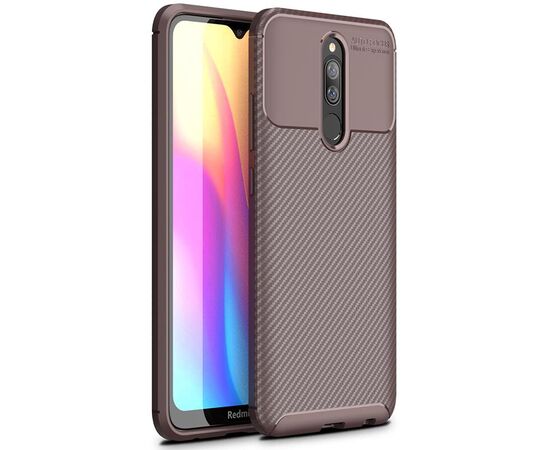 Купить Чехол-накладка TOTO TPU Carbon Fiber 1,5mm Case Xiaomi Redmi 8A Coffee, фото , характеристики, отзывы