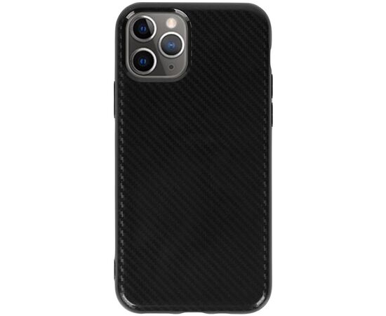 Купить Чехол-накладка TOTO TPU Carbon Fiber 2,0mm Case Apple iPhone 11 Pro Max Black, фото , характеристики, отзывы