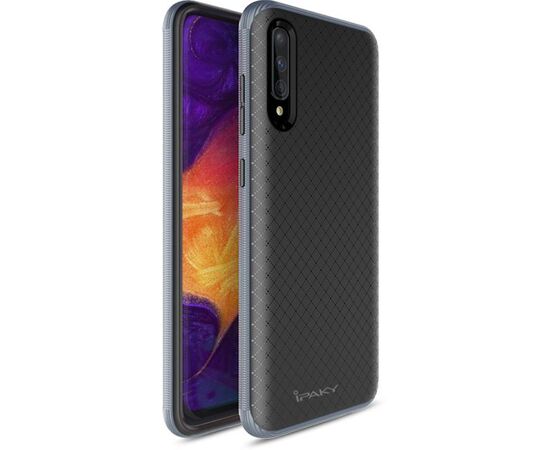 Придбати Чехол-накладка Ipaky Bumblebee Series/PC Frame With TPU Case Samsung Galaxy A50 Blue, image , характеристики, відгуки