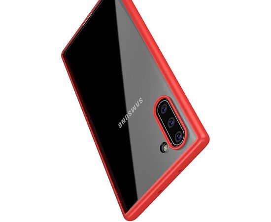 Купить Чехол-накладка Ipaky Bright Series/TPU Frame With Clear PC Case Samsung Galaxy Note 10 Red, фото , характеристики, отзывы