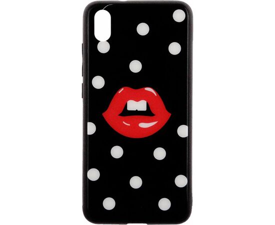 Купить Чехол-накладка TOTO Cartoon Print Glass Case Xiaomi Redmi 7A Red Lips, фото , характеристики, отзывы