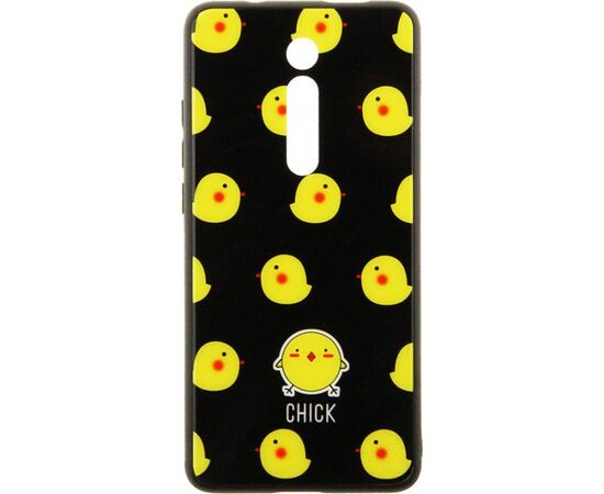 Придбати Чехол-накладка TOTO Cartoon Print Glass Case Xiaomi Mi 9T/Mi 9T Pro/Redmi K20/K20 Pro Chick, image , характеристики, відгуки