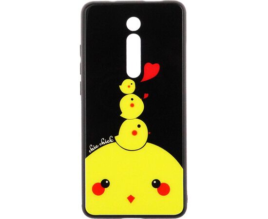 Придбати Чехол-накладка TOTO Cartoon Print Glass Case Xiaomi Mi 9T/Mi 9T Pro/Redmi K20/K20 Pro Chicken Chick, image , характеристики, відгуки