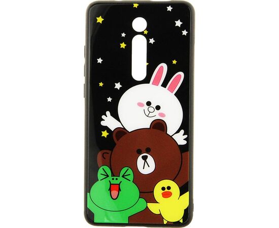 Придбати Чехол-накладка TOTO Cartoon Print Glass Case Xiaomi Mi 9T/Mi 9T Pro/Redmi K20/K20 Pro Line friends all about, image , характеристики, відгуки