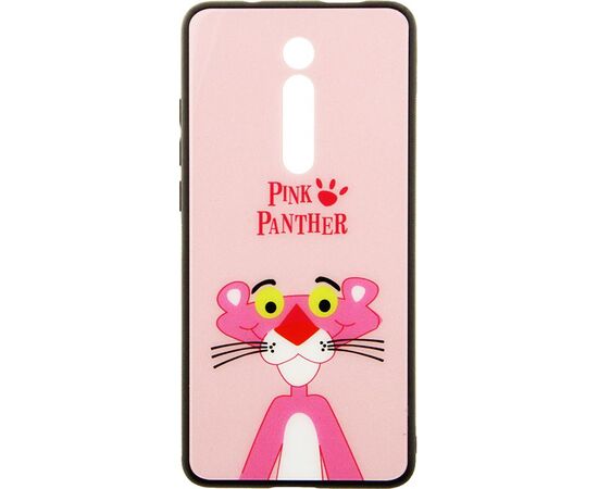 Купить Чехол-накладка TOTO Cartoon Print Glass Case Xiaomi Mi 9T/Mi 9T Pro/Redmi K20/K20 Pro Pink Panther, фото , характеристики, отзывы