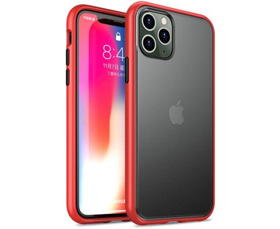 Придбати Чехол-накладка Ipaky Cucoloris Series/TPU Frame Anti-Scratch PC Case Apple iPhone 11 Pro Red, image , характеристики, відгуки