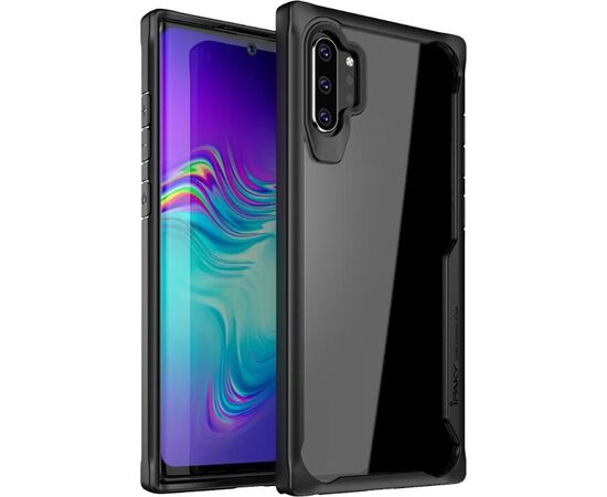 Придбати Чехол-накладка Ipaky Cucoloris Series/TPU Frame Anti-Scratch PC Case Samsung N975F Galaxy Note 10+ Black, image , характеристики, відгуки