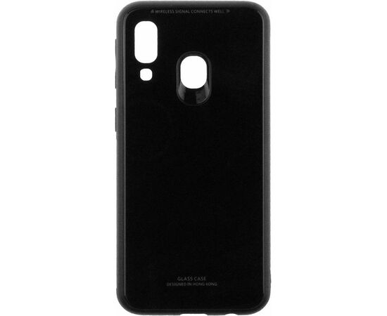 Придбати Чехол-накладка TOTO Gradient Glass Case Samsung Galaxy A40 Black, image , характеристики, відгуки