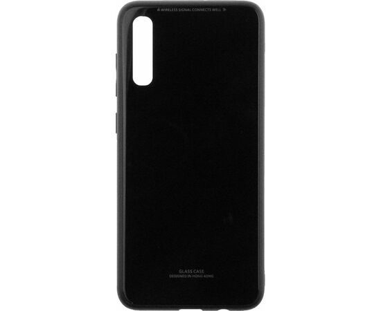 Придбати Чехол-накладка TOTO Gradient Glass Case Samsung Galaxy A70 Black, image , характеристики, відгуки