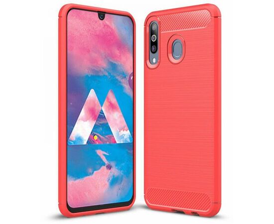 Придбати Чехол-накладка Ipaky Slim Anti-Fingerprint TPU Case Samsung Galaxy A40s/M30 Red, image , характеристики, відгуки