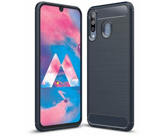 Придбати Чехол-накладка Ipaky Slim Anti-Fingerprint TPU Case Samsung Galaxy A40s/M30 Blue, image , характеристики, відгуки