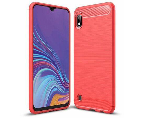 Придбати Чехол-накладка Ipaky Slim Anti-Fingerprint TPU Case Samsung A105F Galaxy A10 Red, image , характеристики, відгуки