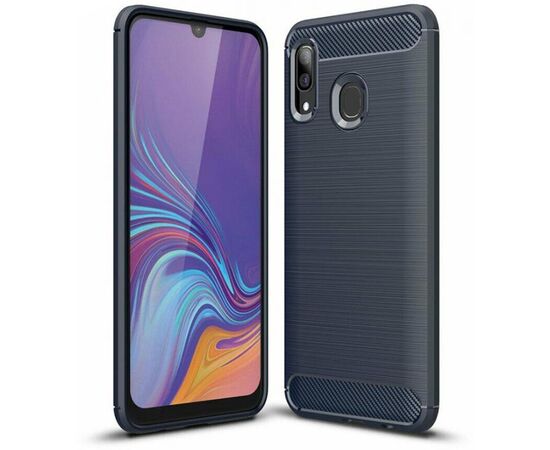 Купить Чехол-накладка Ipaky Slim Anti-Fingerprint TPU Case Samsung A205F/A305F Galaxy A20/A30 Blue, фото , характеристики, отзывы