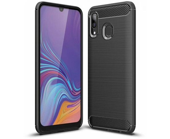 Придбати Чехол-накладка Ipaky Slim Anti-Fingerprint TPU Case Samsung A205F/A305F Galaxy A20/A30 Black, image , характеристики, відгуки