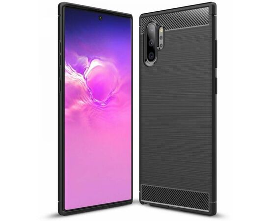 Придбати Чехол-накладка Ipaky Slim Anti-Fingerprint TPU Case Samsung Galaxy Note 10+ Black, image , характеристики, відгуки