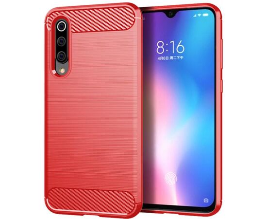 Придбати Чехол-накладка Ipaky Slim Anti-Fingerprint TPU Case Xiaomi Mi 9 SE Red, image , характеристики, відгуки