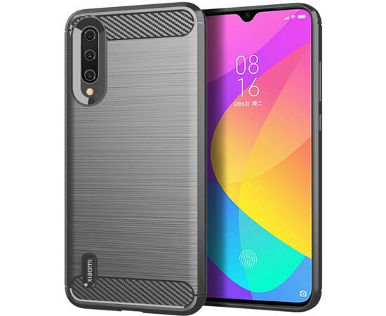 Придбати Чехол-накладка Ipaky Slim Anti-Fingerprint TPU Case Xiaomi Mi CC9 Gray, image , характеристики, відгуки