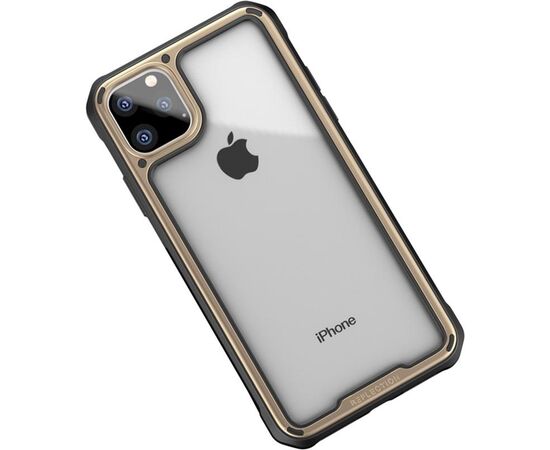 Придбати Чехол-накладка Ipaky Mufull Series TPU+PC Case Apple iPhone 11 Pro Gold, image , характеристики, відгуки