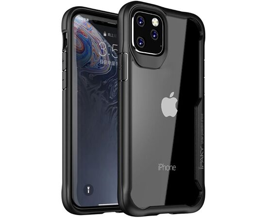 Купить Чехол-накладка Ipaky Survival TPU Frame Injected Anti-Scratch PC Case Apple iPhone 11 Pro Black, фото , характеристики, отзывы