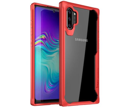 Придбати Чехол-накладка Ipaky Survival TPU Frame Injected Anti-Scratch PC Case Samsung Galaxy Note 10+ Red, image , характеристики, відгуки