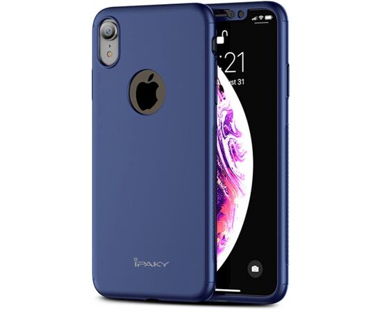 Придбати Чехол-накладка Ipaky 360° PC Full Protection PC Case Apple iPhone XR Blue, image , характеристики, відгуки