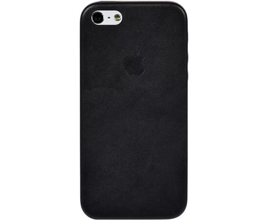 Придбати Чехол-накладка TOTO Leather Case Apple iPhone SE/5s/5 Black, image , характеристики, відгуки