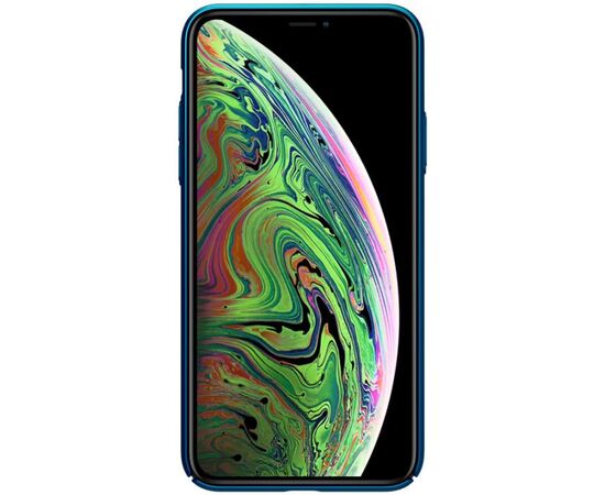 Придбати Чехол-накладка Nillkin Super Frosted Shield Case Apple iPhone 11 Pro Peacock Blue, image , зображення 4, характеристики, відгуки