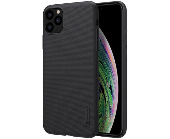 Придбати Чехол-накладка Nillkin Super Frosted Shield Case Apple iPhone 11 Pro Max Black, image , зображення 5, характеристики, відгуки