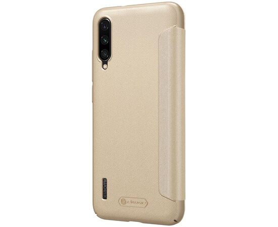 Купить Чехол-книжка Nillkin Sparkle Leather Case Xiaomi Mi A3/Mi CC9e Gold, фото , изображение 3, характеристики, отзывы