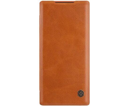 Придбати Чехол-книжка Nillkin Qin Leather Case Samsung Galaxy Note 10 SM-N970 Brown, image , характеристики, відгуки