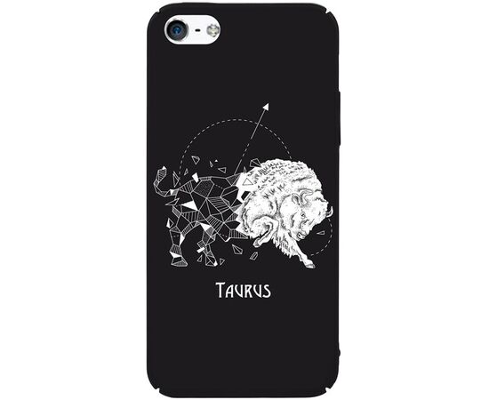 Придбати Чехол-накладка TOTO Full PC Print Case Apple iPhone SE/5s/5 #172_Taurus Black, image , характеристики, відгуки