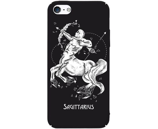 Купить Чехол-накладка TOTO Full PC Print Case Apple iPhone SE/5s/5 #171_Sagittarius Black, фото , характеристики, отзывы