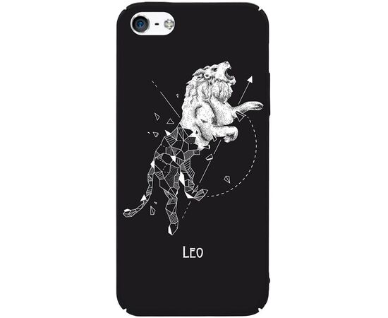 Купить Чехол-накладка TOTO Full PC Print Case Apple iPhone SE/5s/5 #167_Leo Black, фото , характеристики, отзывы