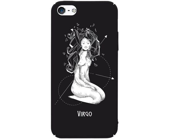 Придбати Чехол-накладка TOTO Full PC Print Case Apple iPhone SE/5s/5 #165_Virgo Black, image , характеристики, відгуки