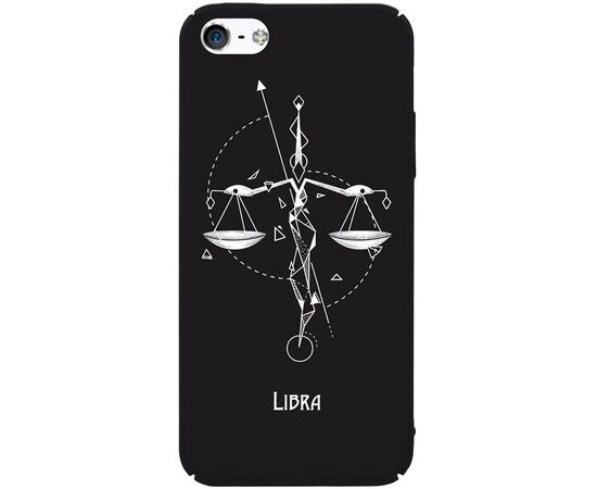 Придбати Чехол-накладка TOTO Full PC Print Case Apple iPhone SE/5s/5 #163_Libra Black, image , характеристики, відгуки