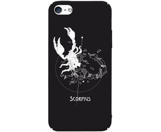 Придбати Чехол-накладка TOTO Full PC Print Case Apple iPhone SE/5s/5 #161_Scorpius Black, image , характеристики, відгуки